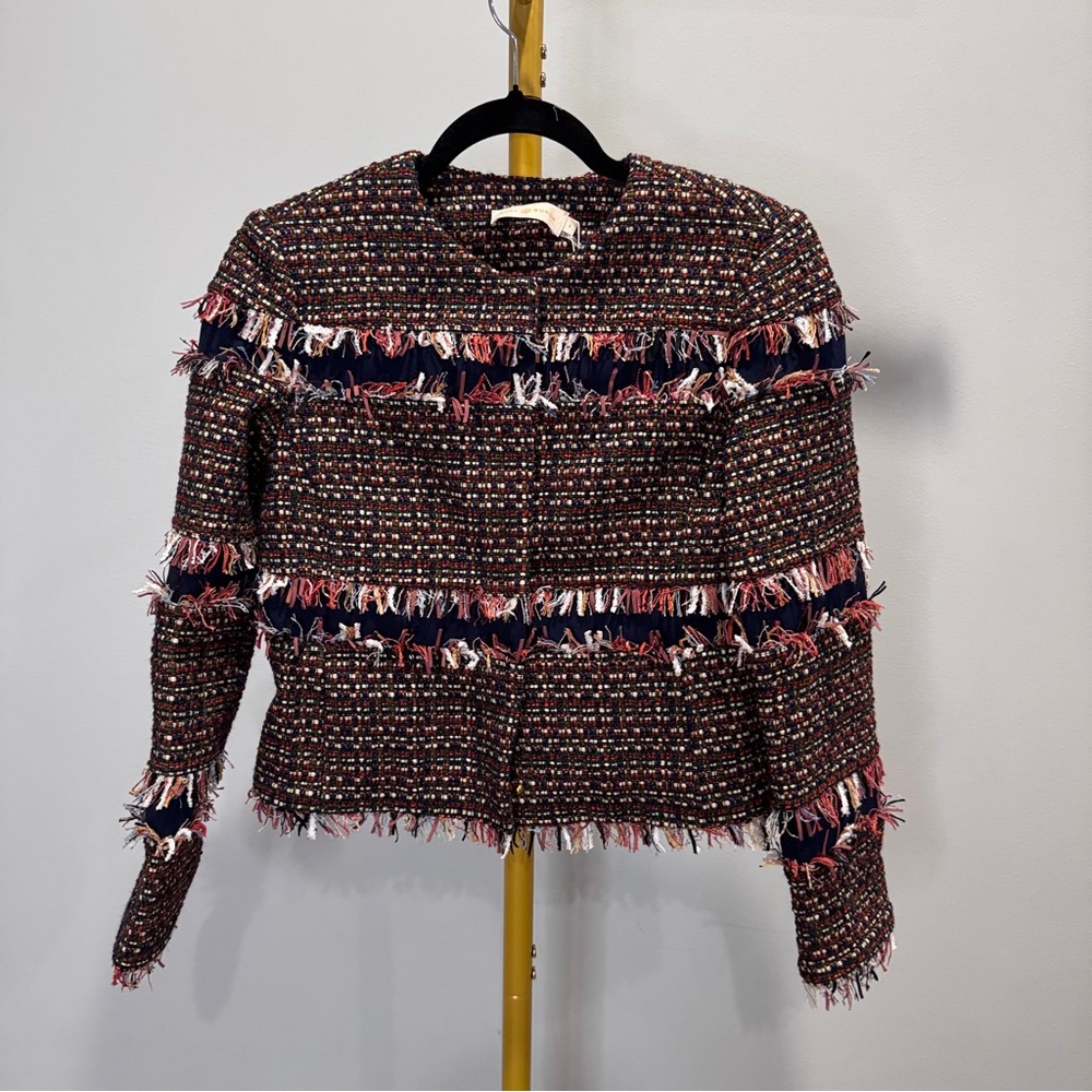 NWT Tory burch Tweed jacket Size 0